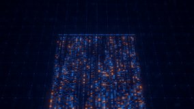 Binary Code Zeros Ones Data Flow Neural Network Visualization with Digital Nodes, Big Data AI Machine Learning Algorithm System, Digital Technology Background for Artificial Intelligence Concept - Powered by Shutterstock - Get 15% off with code: PIKWIZARD15