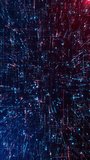Futuristic Digital Network Grid Data Tunnel cyberspace grid filled lines nodes high speed data tunnel visual. technology intros, AI visuals, cybersecurity themes futuristic interface. 3D Illustration - Powered by Shutterstock - Get 15% off with code: PIKWIZARD15