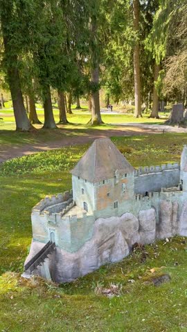 Miniature park in Marianske Lazne, Czech Republik