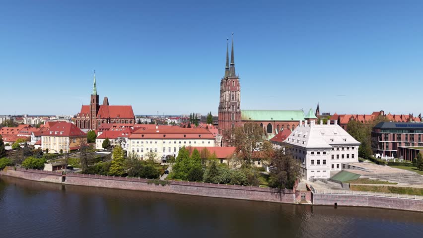 Ostrow Tumski in Wroclaw, Poland