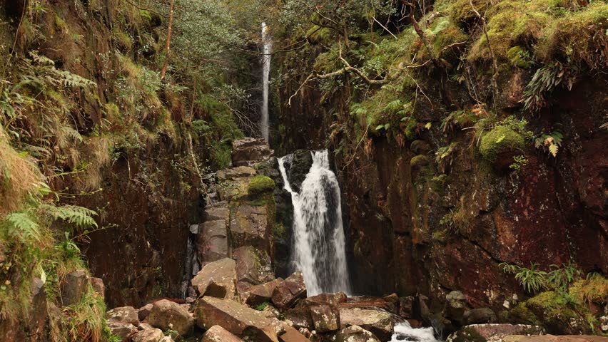 Scale Force Waterfall near Crummock Water and Buttermere, Lake District, UK