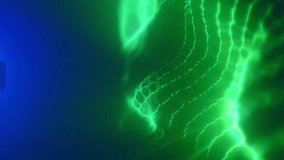 Abstract green digital landscape with glowing wave lines - Powered by Shutterstock - Get 15% off with code: PIKWIZARD15