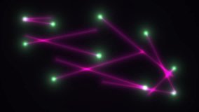 Glowing stars connected by pink lines - Powered by Shutterstock - Get 15% off with code: PIKWIZARD15