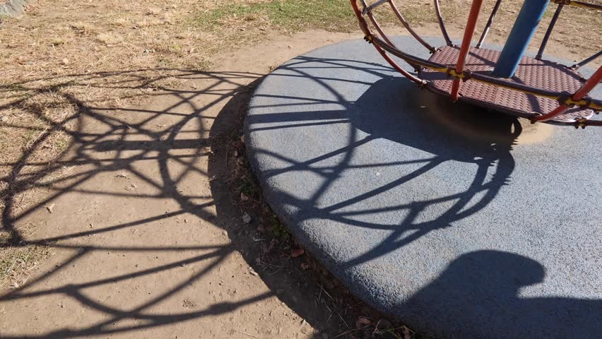 Playground equipment in the park Globe Jungle