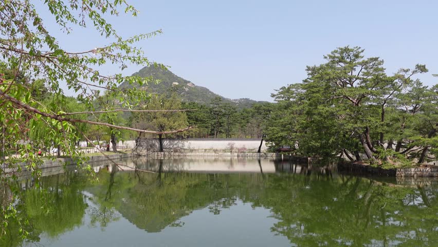 Gyeongbokgung Palace Traditional Korean Architecture in Seoul, South Korea