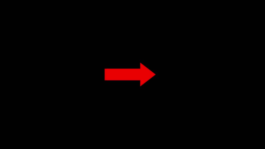 Forward arrow glyph icon. Next. Right arrow. Navigation pointer sign. Direction move. Computer keyboard button. Motion indicator. Silhouette symbol. Negative space. Vector isolated illustration