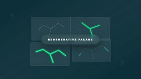 Regenerative Facade Sustainable Architecture Concept. Digital interface displaying glowing green structural segments on semi-transparent panels representing a regenerative architectural system. - Powered by Shutterstock - Get 15% off with code: PIKWIZARD15