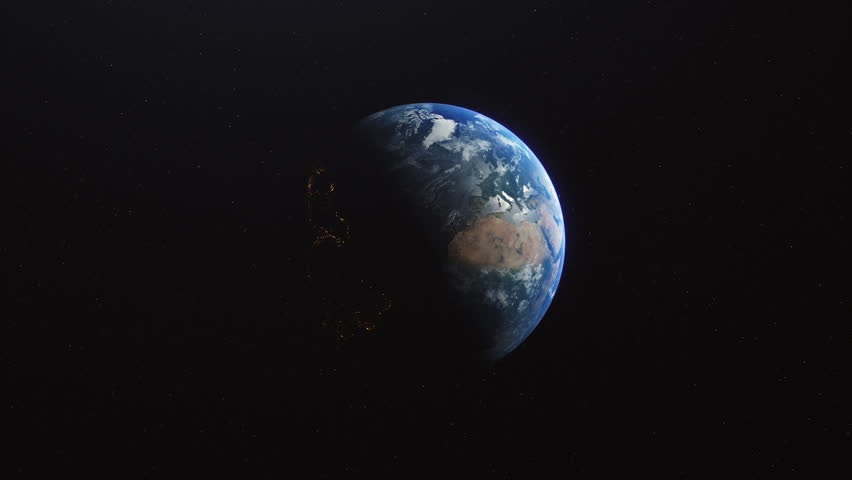 Earth Zoom from Space into Clouds over Paris, France – Cinematic 4K ProRes 422 HQ