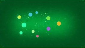 Tech map reacting to data pulse, pulsing rings, sending dots across transparent UI, showing flow. Network, nodes, lines, circles, halos, particles, bubbles - Powered by Shutterstock - Get 15% off with code: PIKWIZARD15