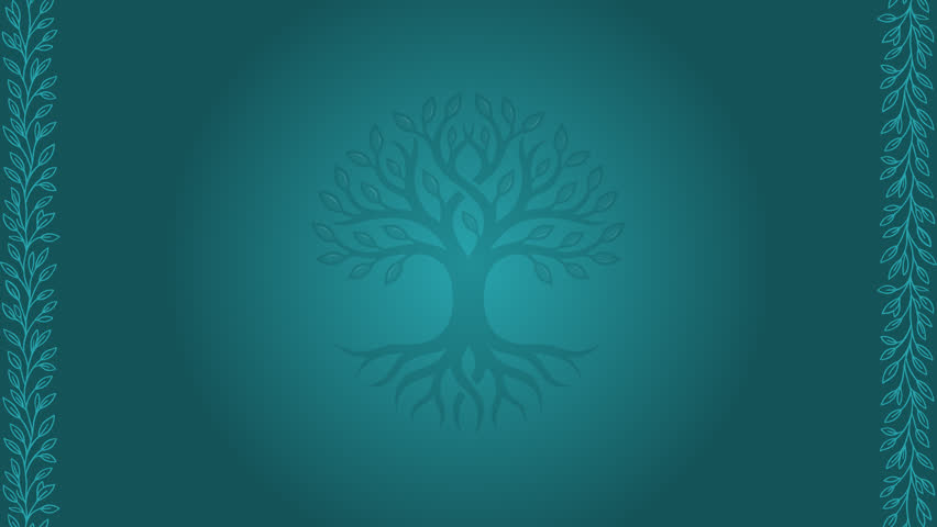 6-second seamless looping 4K animation of a modern tree of life logo symbolizing growth, sustainability, and wellness. Sharp UHD 3840x2160 MOV file, ideal for eco branding, spa, yoga, and corporate identity visuals.