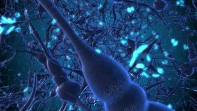 3D render of brain neural network showing neurons and synapses firing, representing cognition, intelligence, and artificial neural activity. - Powered by Shutterstock - Get 15% off with code: PIKWIZARD15