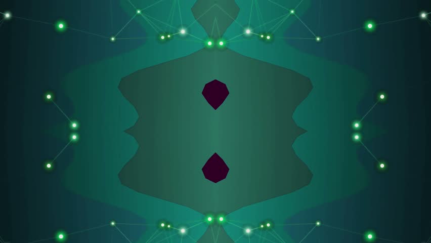 Abstract illustration of connected nodes and lines on a gradient teal background.