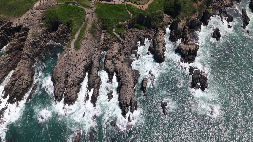 Tojinbo Cliffs, Fukui Prefecture, Japan