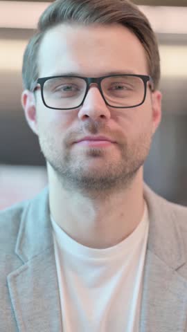 Portrait of Successful Young Man Celebrating