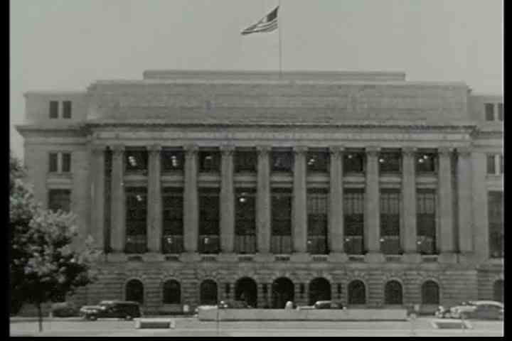 1940s - Newsreel story: Washington DC in war time - Department of Agriculture, Secretary of State Hull