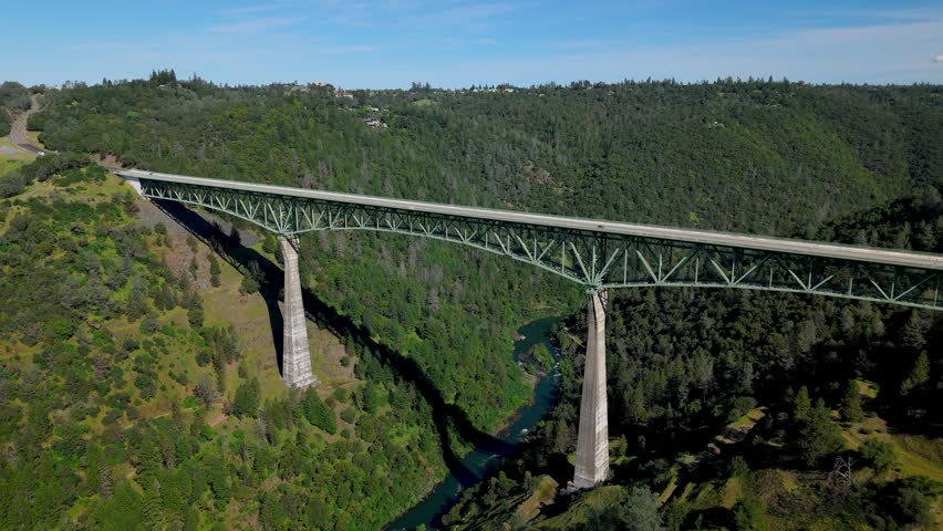Foresthill Bridge is a road bridge in eastern California crossing over the North Fork American River in Placer County near Auburn and the Sierra Nevada