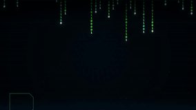 Green digital binary code falling data stream on a dark technology background - Powered by Shutterstock - Get 15% off with code: PIKWIZARD15