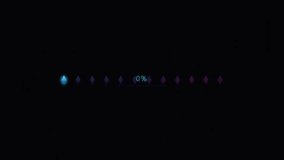Digital loading bar with geometric progress indicator, futuristic computing interface. - Powered by Shutterstock - Get 15% off with code: PIKWIZARD15