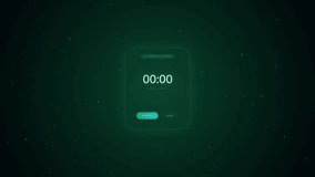 Digital timer interface with abstract background, countdown clock for automated process monitoring. - Powered by Shutterstock - Get 15% off with code: PIKWIZARD15