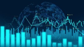Global stock market analysis showing digital finance data - Powered by Shutterstock - Get 15% off with code: PIKWIZARD15