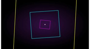 Stock featuring rotating neon square frames abstract background. with abstract and neon. - Powered by Shutterstock - Get 15% off with code: PIKWIZARD15