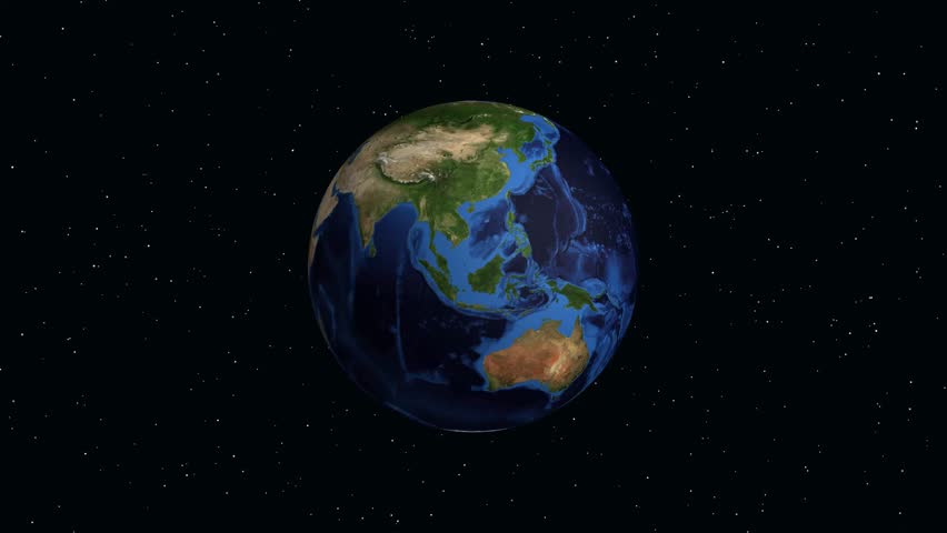 A rotating Earth globe zooms into North America, pinpointing Lethbridge, Alberta with demographic data