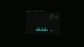 Digital market analysis dashboard with data graphs, stock market financial interface. - Powered by Shutterstock - Get 15% off with code: PIKWIZARD15