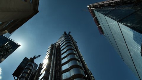 LONDON - JUNE 04: The Lloyds of london tower in the cities financial heart. 04 June 2013, England.