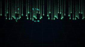 Digital binary code data stream with abstract light particles on grid - Powered by Shutterstock - Get 15% off with code: PIKWIZARD15