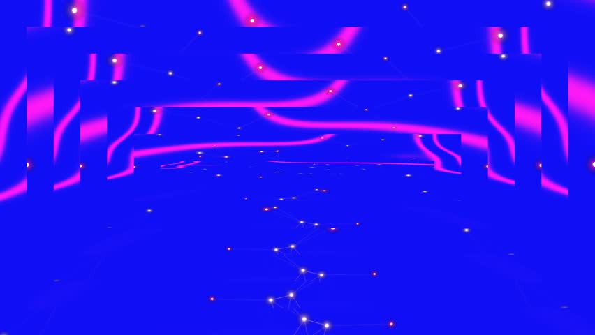 A starry night sky filled with constellations and glowing stars on a dark blue background.