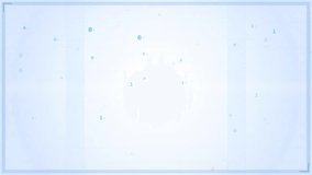 Digital Binary Code Flowing on a Light Blue Grid Background - Powered by Shutterstock - Get 15% off with code: PIKWIZARD15