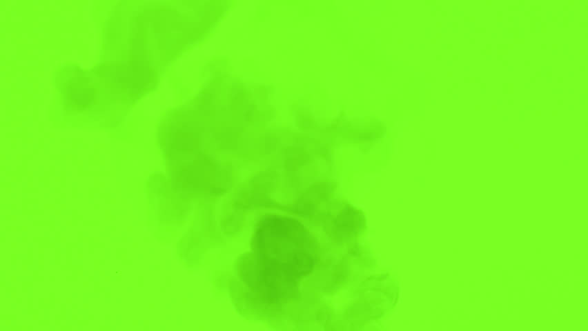 Burning Smoke Plume Rising Green Screen Cinematic Effect