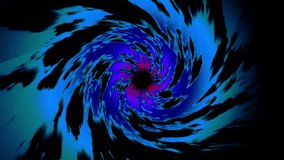 Spiral vortex animation with blue and magenta light. Spiral vortex abstract neon glow on black. Spiral vortex modern motion graphic for futuristic and creative design. - Powered by Shutterstock - Get 15% off with code: PIKWIZARD15