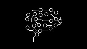 Brain ai icon animation simple digital virtual cyber artificial intelligence - Powered by Shutterstock - Get 15% off with code: PIKWIZARD15