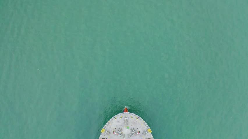 Container ship import export business logistic in sea with tugboat Shipping to harbor transportation