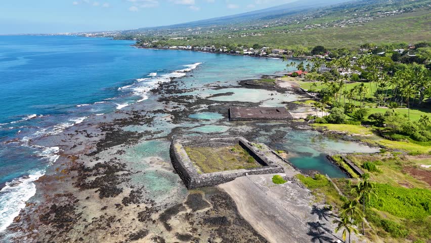 Aerial view of Kahalu