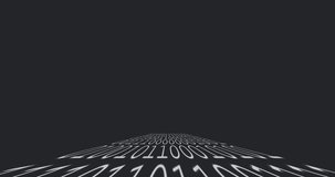 Vertical video: Curved binary plane advancing, camera moving causing holo HUD revealing digital map. Holographic, interface, radar, waveform, code, particles, dots - Powered by Shutterstock - Get 15% off with code: PIKWIZARD15