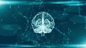 Digital brain with neural network representing artificial intelligence and thinking process. Technology, machine learning and data concept. - Powered by Shutterstock - Get 15% off with code: PIKWIZARD15
