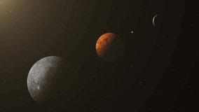 Alignment of Mercury Venus Earth and Mars Bathing in Solar Light - Powered by Shutterstock - Get 15% off with code: PIKWIZARD15