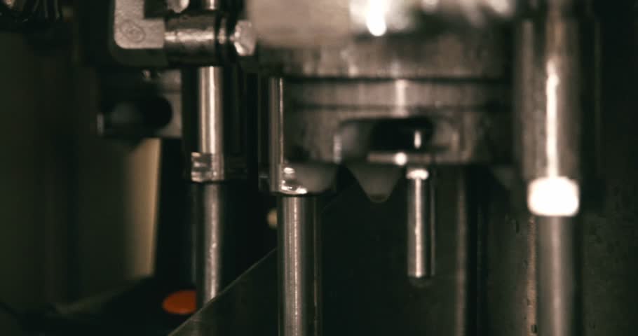 Beer Factory – Beer Bottle Being Filled with Beer in Industrial Brewery, Germany, Berlin, Europe