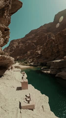canyon carved out of the rocks by water