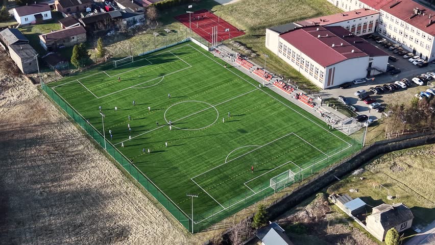 Sports field for children and teenagers
