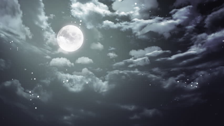 Halloween Moon Background is Suitable Stock Footage Video (100% Royalty
