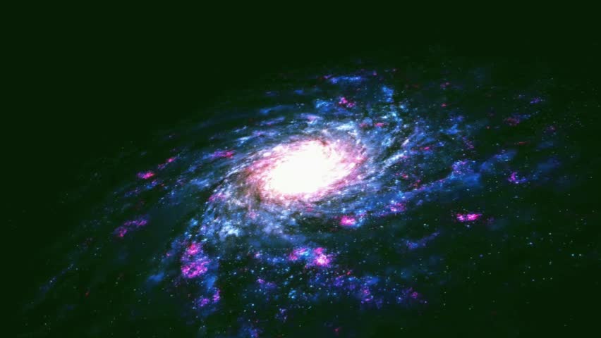 A magnificent spiral galaxy amidst the vast darkness of space. The galaxy
