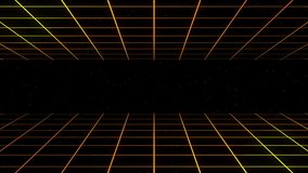 Retro Futuristic Neon Grid in Space Sci Fi Background Loop - Powered by Shutterstock - Get 15% off with code: PIKWIZARD15