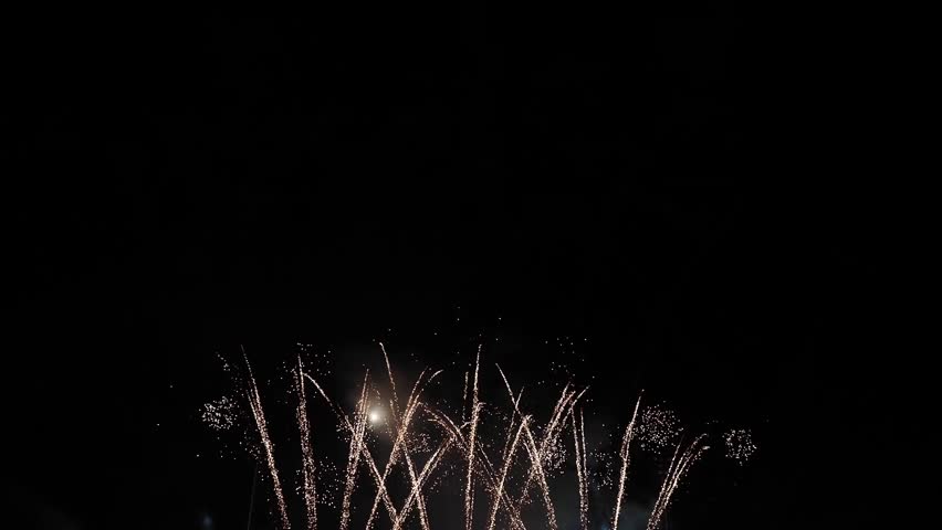 Fireworks are set off to celebrate various festivals.