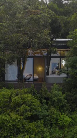 Modern Forest Retreat in Costa Rica Late Afternoon Serenity