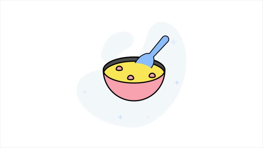 Soup Bowl Animation MP4 Video file