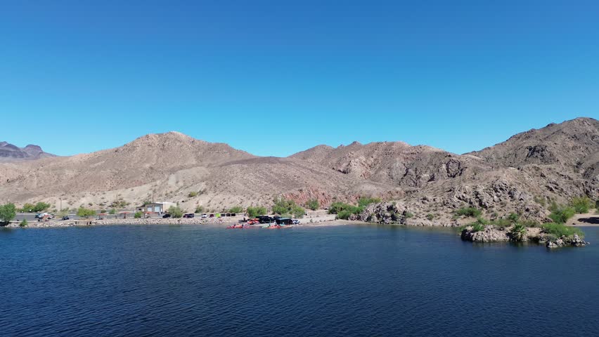 Willow Beach shore - Colorado River, Arizona
