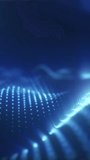 Blue digital particle wave with glowing dots, soft depth of field, and futuristic data visualization atmosphere. - Powered by Shutterstock - Get 15% off with code: PIKWIZARD15